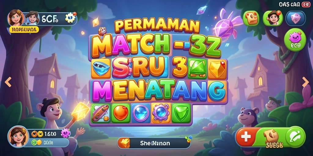 Tampilan gameplay 6CF yang menarik dan penuh warna.