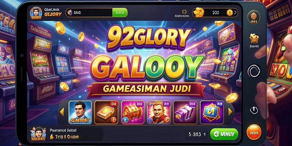 Screenshot menunjukkan gameplay menarik dari game Slot 92GLORY.