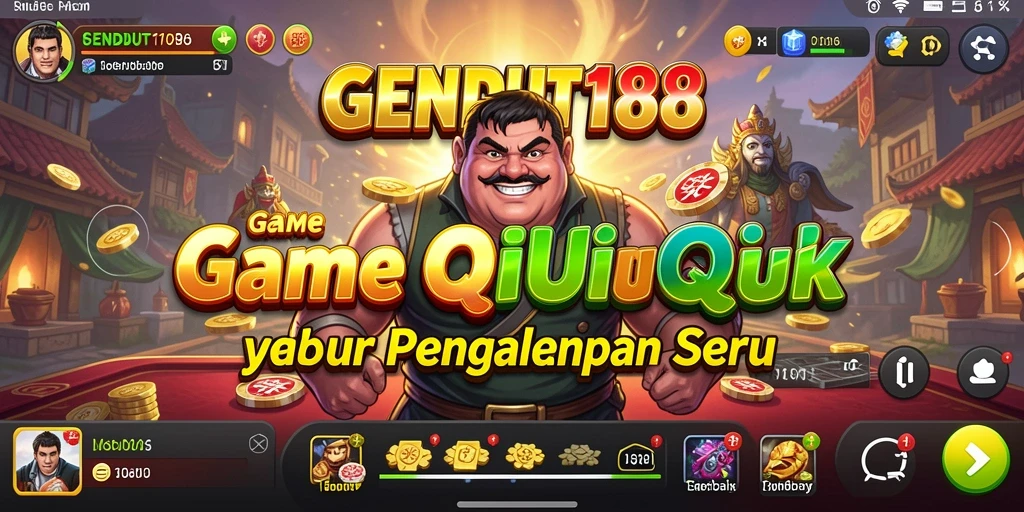 Screenshot GENDUT188 menampilkan gameplay seru QiuQiu.