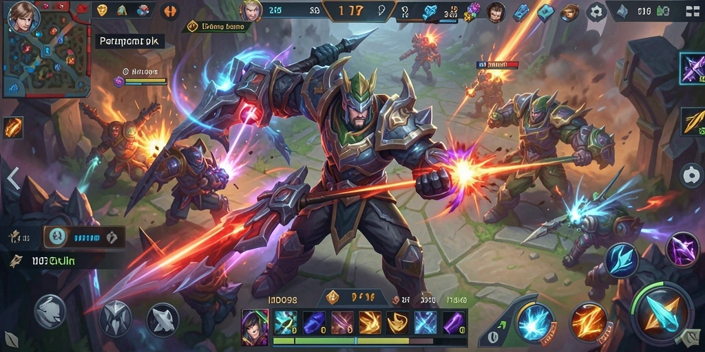 Gameplay seru di ID098 dengan hero beragam dan pertempuran strategis.