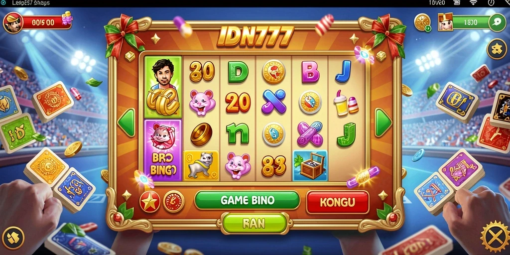 Screenshot gameplay IDN777 yang menunjukkan keseruan bermain Bingo.