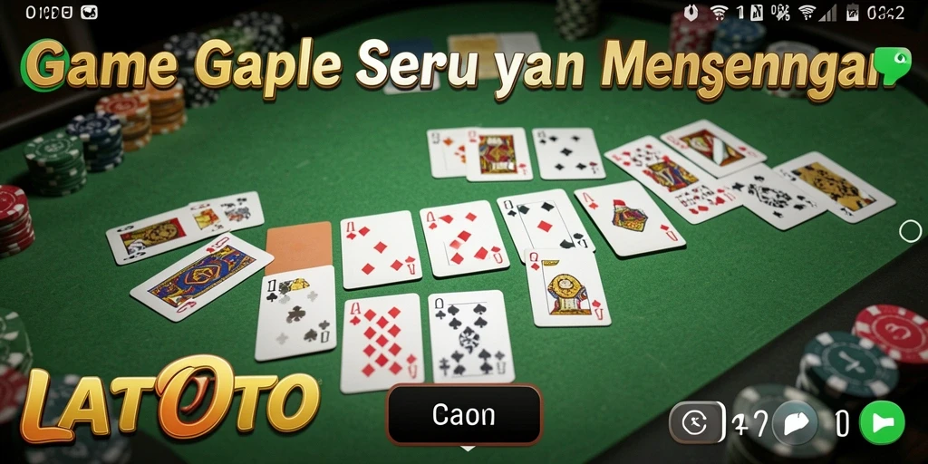 Tampilan gameplay seru dan interaktif dalam LATOTO.