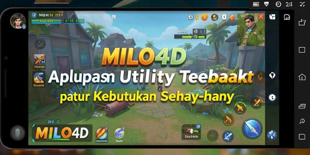Screenshot utama MILO4D yang menunjukkan antarmuka yang ramah pengguna.
