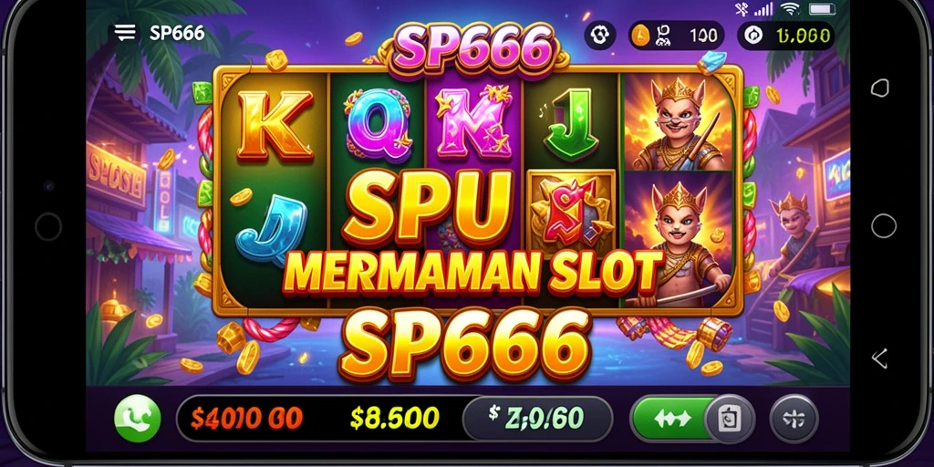 Tampilan gameplay SP666 yang penuh warna dan menarik.
