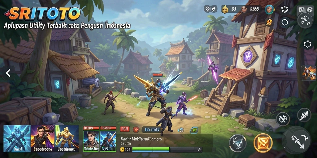 Screenshot utama SRITOTO yang menunjukkan kemudahan penggunaan aplikasi Utility.