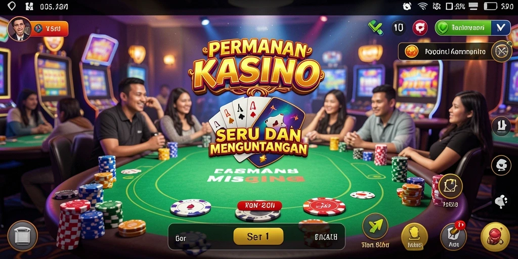 Gameplay T6 yang menegangkan dan seru di lingkungan Kasino virtual.