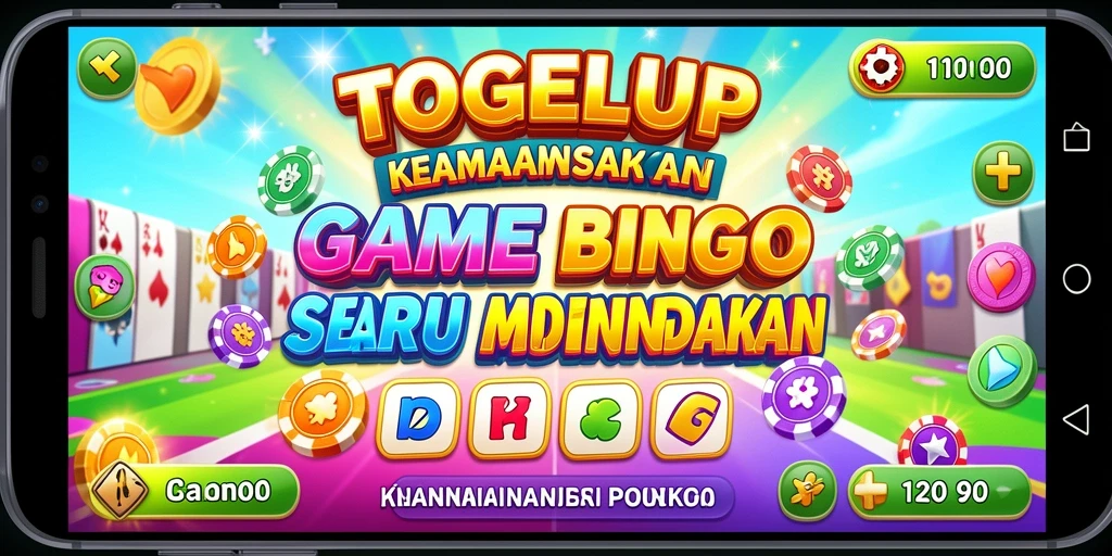 Screenshot TOGELUP menampilkan gameplay Bingo yang seru dan interaktif.
