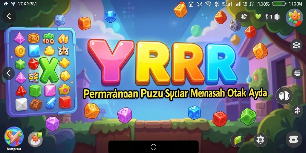 Screenshot gameplay YYRR menampilkan tantangan puzzle yang menarik.
